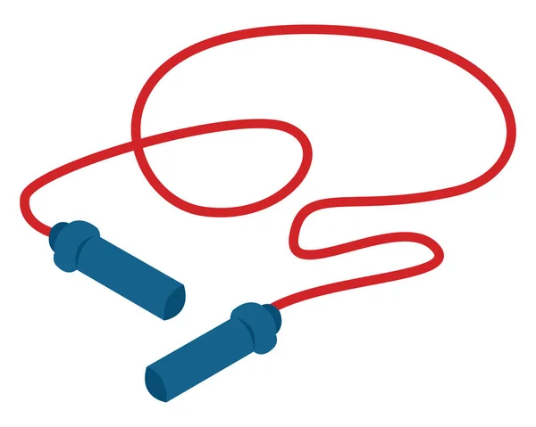 Vector Cartoon Pink Jumping Rope — Stock Vector © nikiteev #223934792