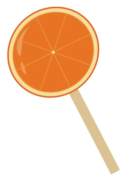 Bonbons orange, illustration, vecteur sur fond blanc. — Image vectorielle