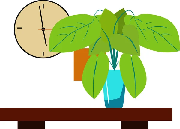 Binnenplant, illustratie, vector op witte achtergrond. — Stockvector