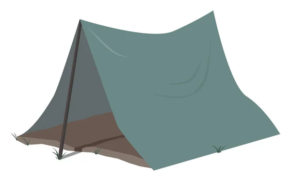 Tenda, illustrazione, vettore su sfondo bianco . — Vettoriale Stock