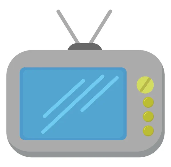 Retro tv, ilustración, vector sobre fondo blanco . — Vector de stock