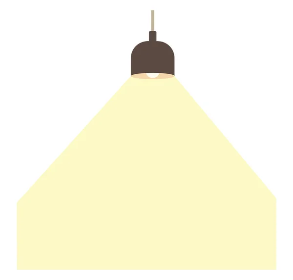 Éclairage, illustration, vecteur sur fond blanc . — Image vectorielle