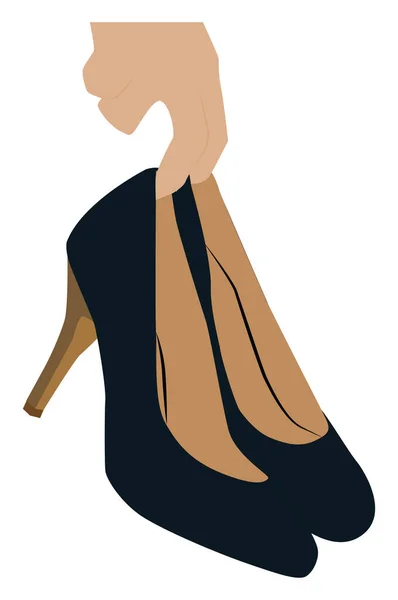 Женская Обувь Иллюстрация Вектор Белом Фоне — стоковый вектор