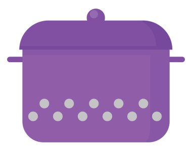 Mor tava, illüstrasyon, beyaz arka plan üzerinde vektör.