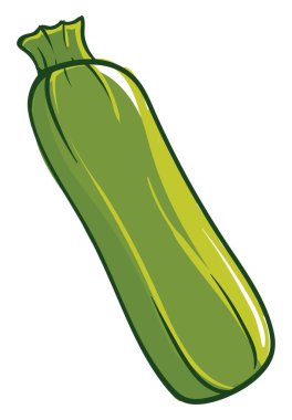 İlginç kabak, illüstrasyon, beyaz arkaplan vektörü.