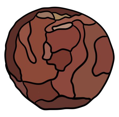 Kırmızı elma vektör sanatı, illüstrasyon, beyaz arkaplan üzerindeki vektör.