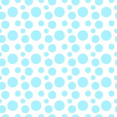 Mavi toplar duvar kağıdı, illüstrasyon, beyaz arkaplan üzerindeki vektör.