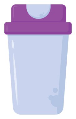 Çöp kutusu, illüstrasyon, beyaz arkaplan üzerindeki vektör.