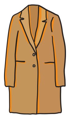 Deve kürkü düz, illüstrasyon, beyaz arkaplanda vektör.