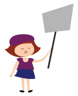 Beyaz arkaplan üzerinde gösterici, illüstrasyon, vektör.