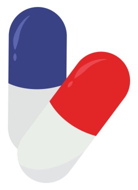 Haplar, illüstrasyon, beyaz arkaplan vektörü.