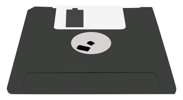 Diskette Illustration Vektor Auf Weißem Hintergrund — Stockvektor