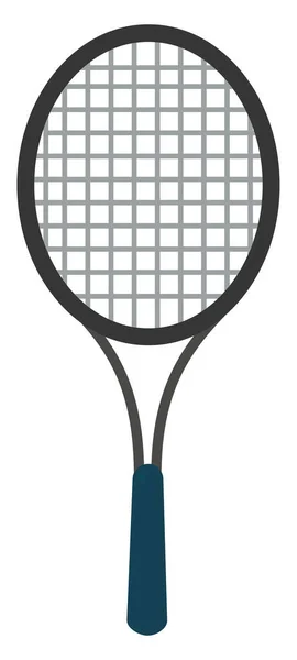 Tenisz Ütő Illusztráció Vektor Fehér Háttér — Stock Vector