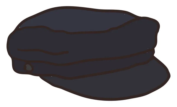 Breton Hattu Litteä Kuva Vektori Valkoisella Taustalla — vektorikuva