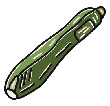 Kabak çizim, illüstrasyon, beyaz arka plan vektör.