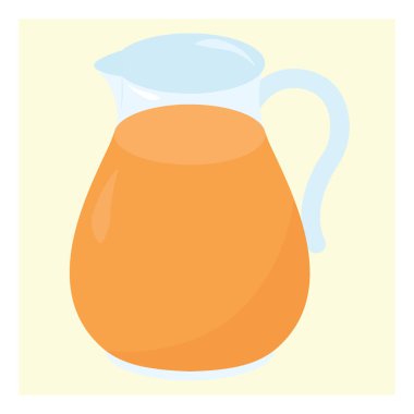 Limonata, illüstrasyon, beyaz arka plan vektör.