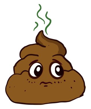 Kokulu kaka, illüstrasyon, beyaz arka plan vektör.