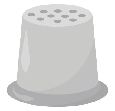 Yüksük, illüstrasyon, beyaz arkaplan üzerindeki vektör.