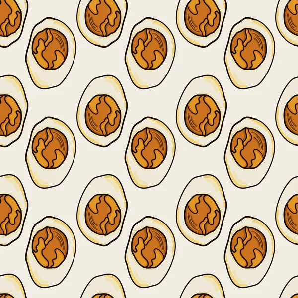 Weich Gekochte Eier Illustration Vektor Auf Weißem Hintergrund — Stockvektor