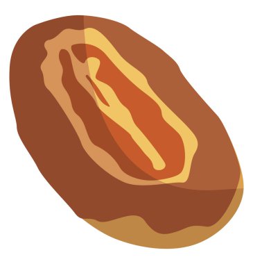 Taze ekmek, illüstrasyon, beyaz arka plan vektör.