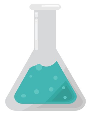 Konik şişe, illüstrasyon, beyaz arkaplan üzerindeki vektör.