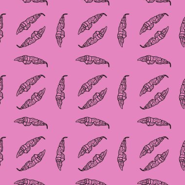 Pembe biber, illüstrasyon, beyaz arkaplanda vektör.