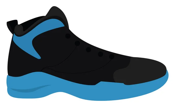 Zapatillas Baloncesto Ilustración Vector Sobre Fondo Blanco — Vector de stock