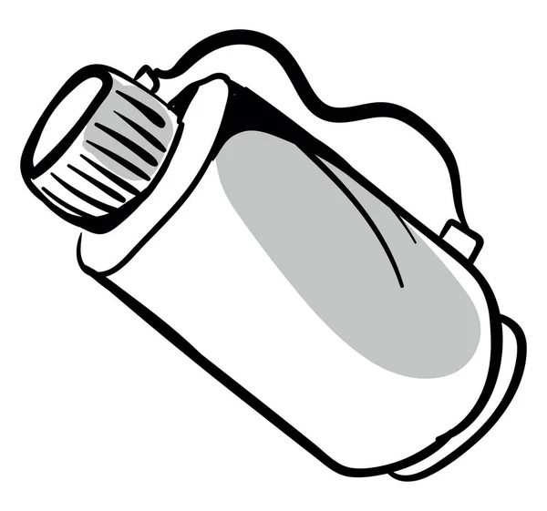 Thermos Desenho Ilustração Vetor Sobre Fundo Branco — Vetor de Stock