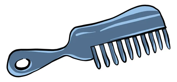 Blue Comb Illustration Vector White Background — Stock Vector