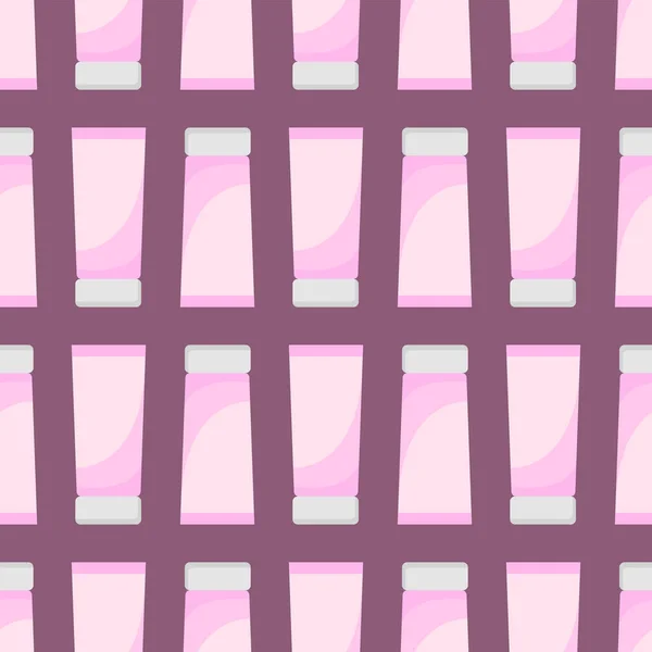 クリームパターン イラスト 白い背景のベクトル — ストックベクタ
