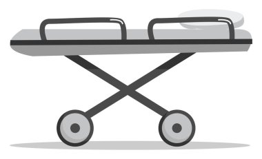 Sedye, illüstrasyon, beyaz arkaplanda vektör.