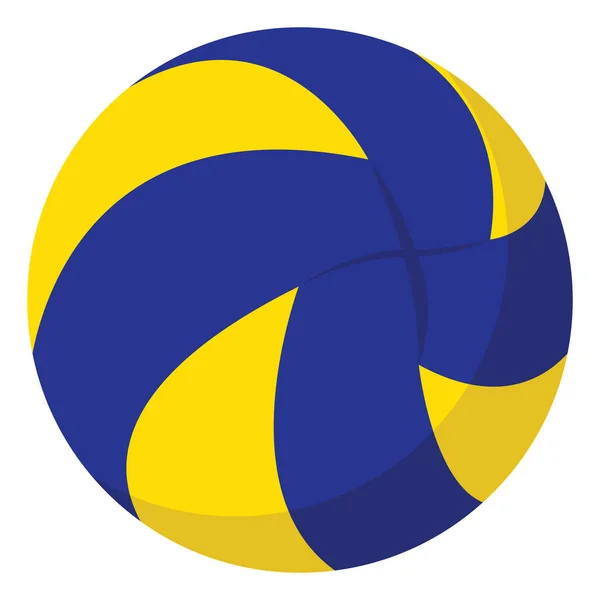 Volleyball Illustration Vektor Auf Weißem Hintergrund — Stockvektor