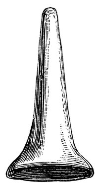 Amerikan yerlileri tarafından yapılan havan topuyla yapılmış antik bir tokmak. Tek kabuklu resim, klasik çizim ya da oyma. 