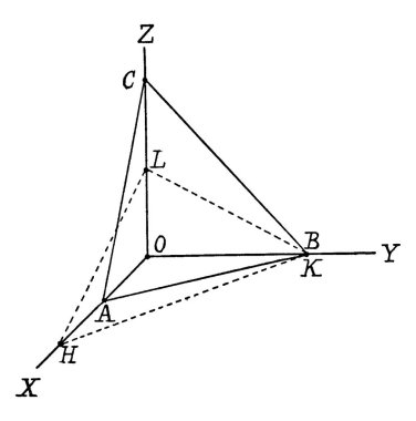 X-ekseni, y-ekseni ve z-ekseni, vintage çizgi çizimi veya gravür çizimi olan üç boyutlu bir Kartezyen koordinat düzlemi.