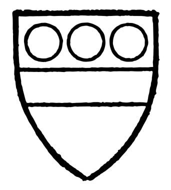 Ki Gulles bir fesse üç madalyonun ile gümüş, vintage çizgi çizme veya oyma illüstrasyon gümüş taşıyordu..