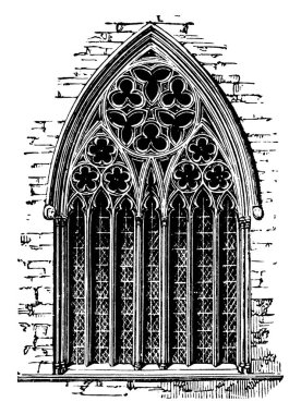 Ripon katedral, desenleri, karmaşıklığı genel ışık miktarını iç, vintage çizgi çizme kabul sınırlama veya illüstrasyon gravür oyma