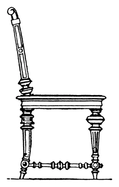 Τυπική Αναπαράσταση Του Καθίσματος Της Πλάτης Της Καρέκλας Από Υφασμένο — Διανυσματικό Αρχείο