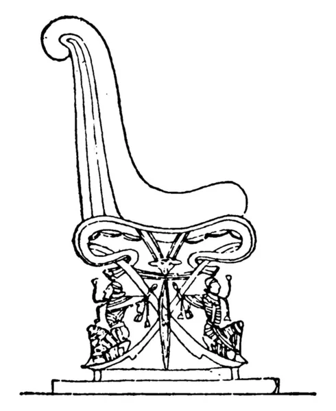 Een Typische Weergave Van Egyptische Graftombe Van Ramses Iii Met — Stockvector
