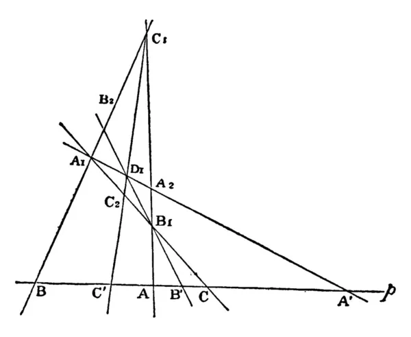 Typisk Representation Som Visar Sex Punkter Involution Som Tre Punkter — Stock vektor