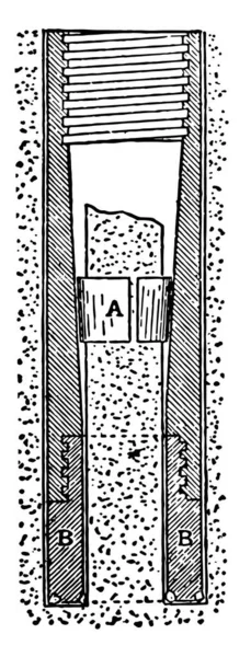 Esta Ilustración Representa Lifter Que Dispositivo Para Mantener Holgura Válvula — Archivo Imágenes Vectoriales