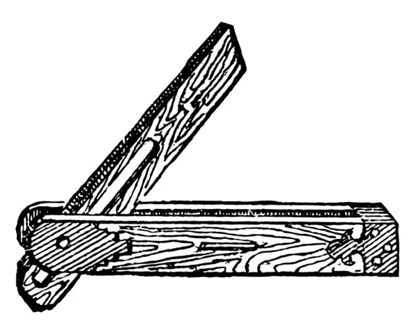 Cette Illustration Représente Bevel Les Surfaces Travail Même Inclinaison Dessin — Image vectorielle