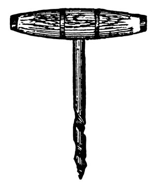 Bu örnek için kullanılan misket temsil eder el, vintage çizgi çizme veya oyma illüstrasyon ile çevirerek delik delme.