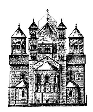 Gotik Mimari, beyaz arkaplan