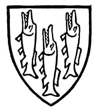 Lucy Gules üç luces delik veya çizim veya illüstrasyon oyma gümüş, vintage çizgi pike.