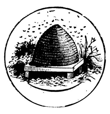 Devlet Utah 1913 mühür, kovan arı ile bu daire şekli mührü vardır, o da arı kovanı, vintage çizgi çizme veya oyma illüstrasyon etrafında çiçekler vardır 