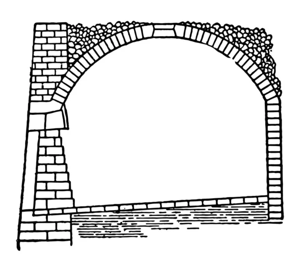 这个插图代表了蜂巢炉 它被允许燃烧与有限的空气供应 老式线条绘制或雕刻插图 — 图库矢量图片