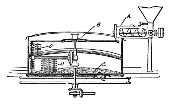 Questa Illustrazione Rappresenta Birrificio Che Una Macchina Automatica Produzione Birra — Vettoriale Stock