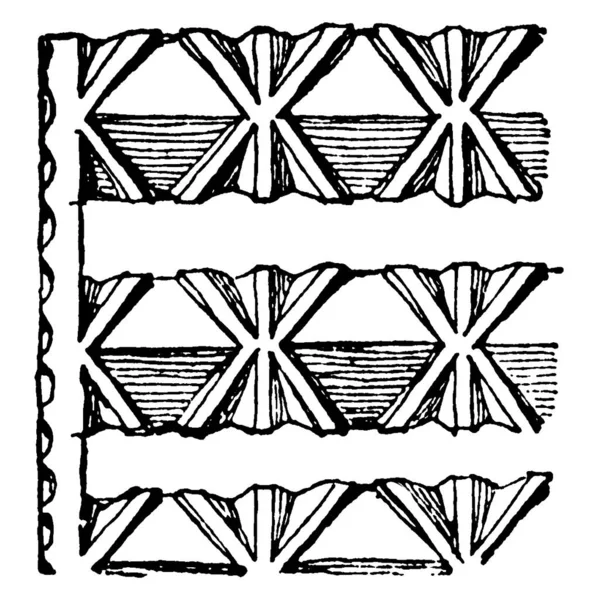 Tiki Tiki Motiv Från Nya Zeeland Vintage Linje Ritning Eller — Stock vektor