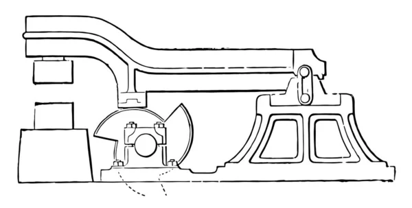 Questa Illustrazione Rappresenta Martello Elevatore Che Grande Martello Utilizzato Nelle — Vettoriale Stock