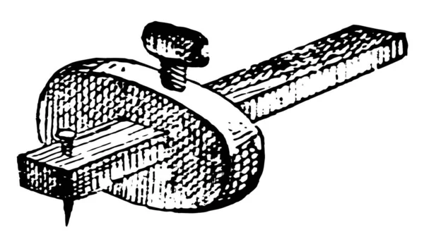 Ілюстрація Являє Собою Калібр Який Використовується Довідник Встановлення Вимірювального Обладнання — стоковий вектор